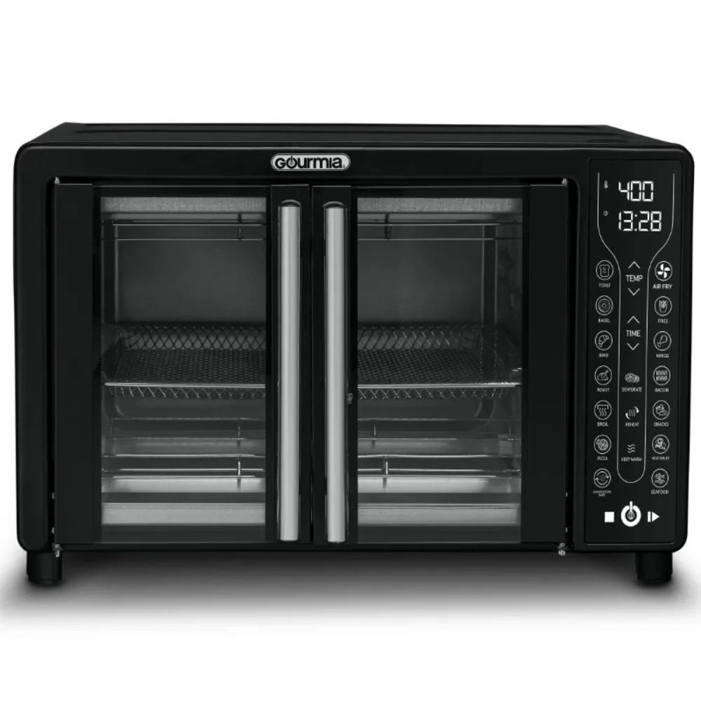 Digital French Door Air Fryer Toaster Oven Kitchen Appliances FRYFORCE 360° TECHNOLOGY Dehydration Function Large Display
Digital French Door Air Fryer Toaster Oven Kitchen Appliances FRYFORCE 360° TECHNOLOGY Dehydration Function Large Display