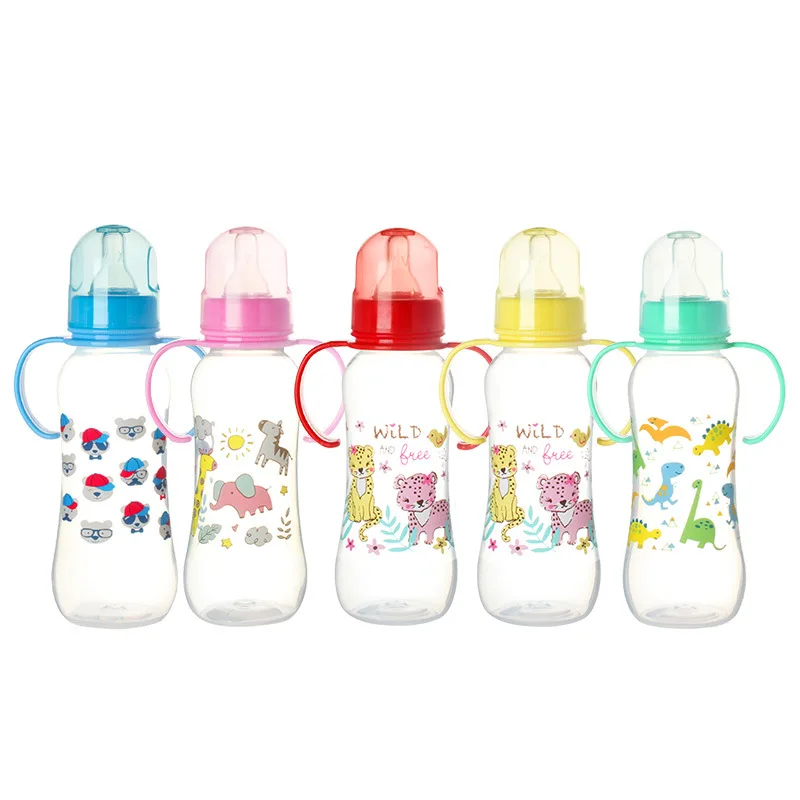 

Baby Nipple Bottle 125ml Kids Water Cup Newborn Bottle P.P Feeding Bottle Infant Nursing Nipple Milk Bottles Water BPA Free