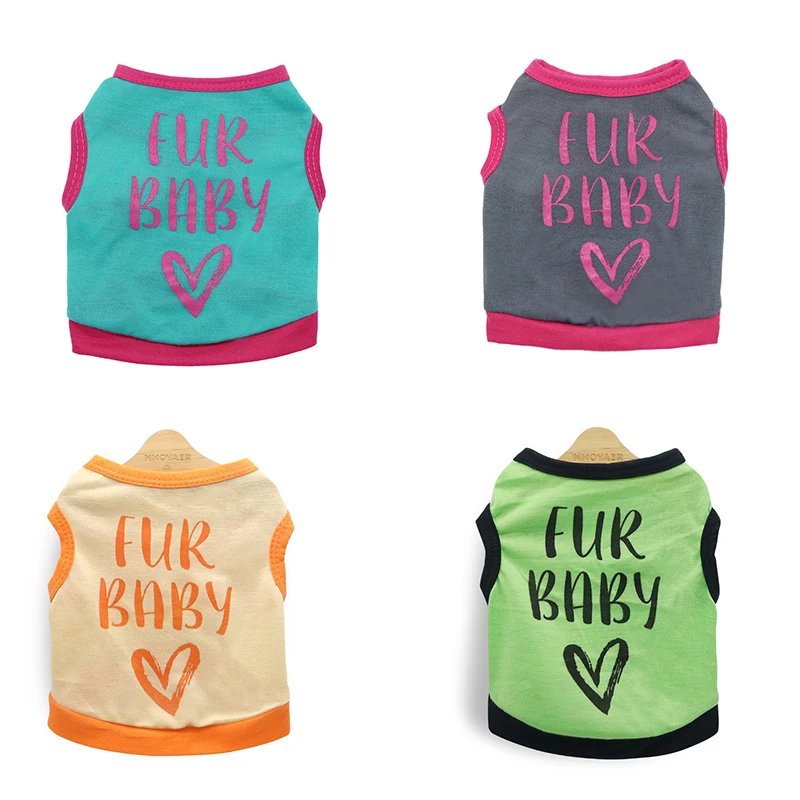 Cute Print letter Pet Dog Cat Solid Color Vest Clothing Small Costume Summer T Shirt Costumes Small Medium Dogs XS-L
Cute Print letter Pet Dog Cat Solid Color Vest Clothing Small Costume Summer T Shirt Costumes Small Medium Dogs XS-L