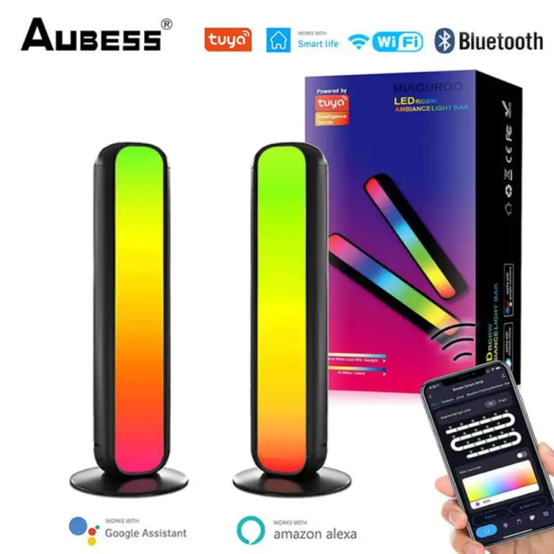 Tuya WiFi Smart LED Light Bar Atmosphere Ambient Light with 15 Scene Modes Smart Life Control Work with Alexa Google Assistant
Tuya WiFi Smart LED Light Bar Atmosphere Ambient Light with 15 Scene Modes Smart Life Control Work with Alexa Google Assistant