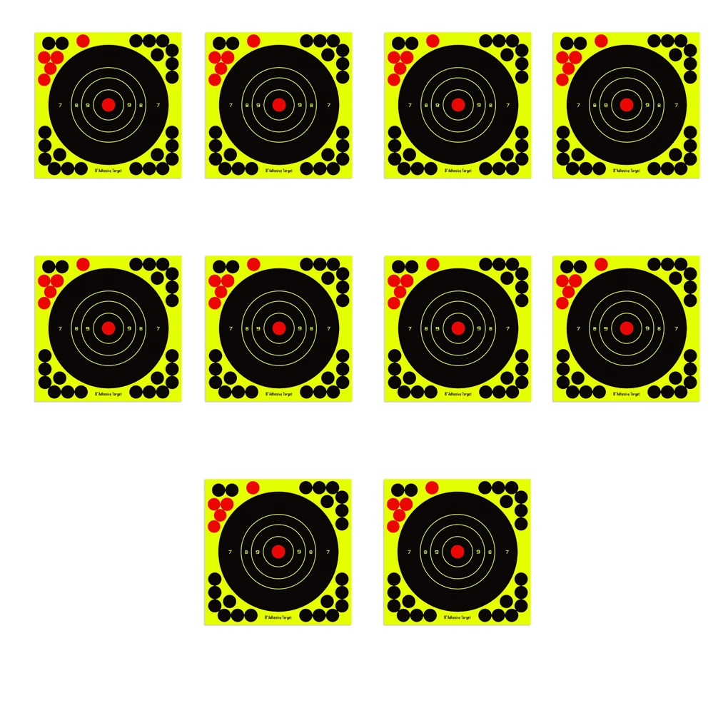 10 Pieces Target Stickers Reactivity Shooting Hunting Sticker Lightweight Shoot Splatter Aim for Indoor Outdoor
10 Pieces Target Stickers Reactivity Shooting Hunting Sticker Lightweight Shoot Splatter Aim for Indoor Outdoor