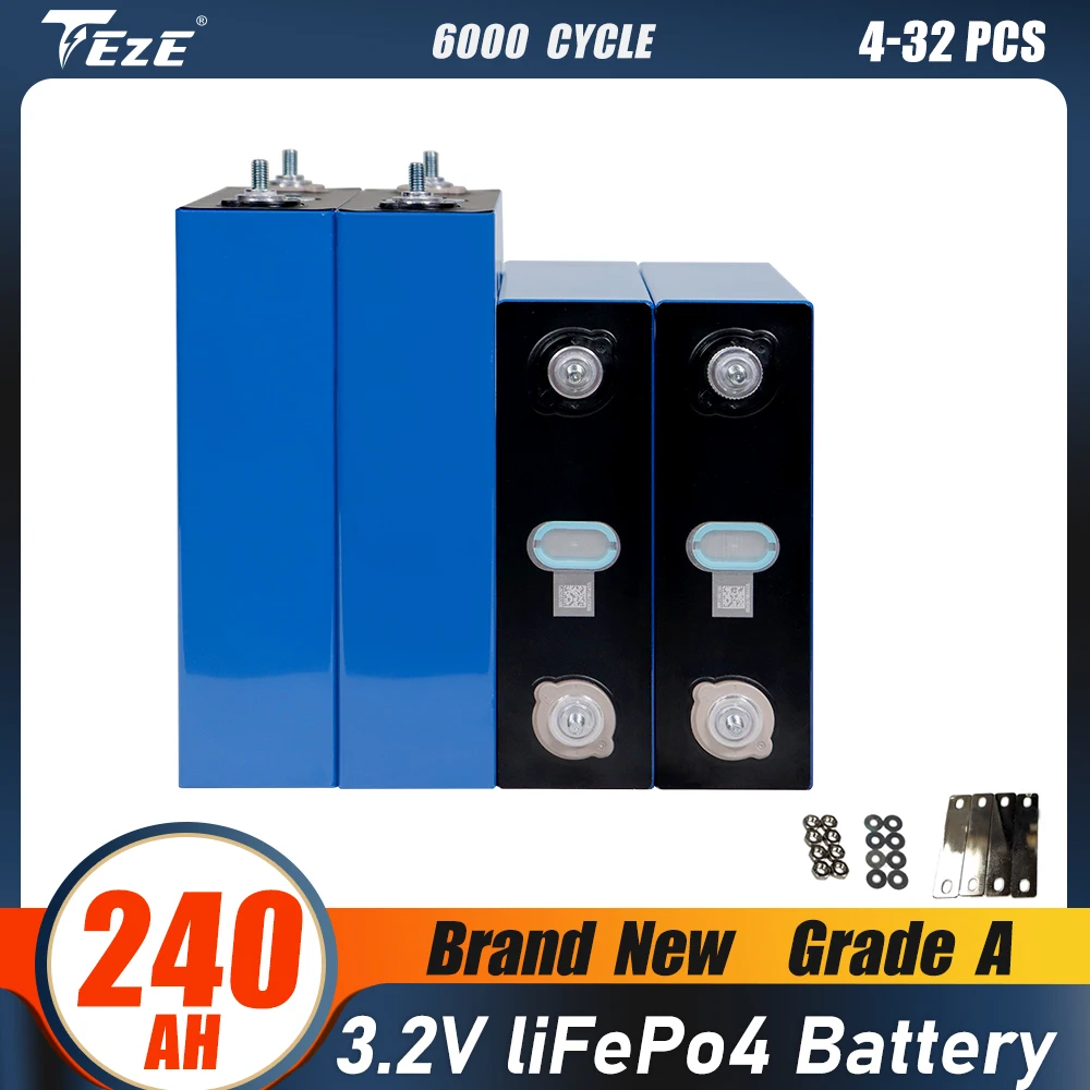Аккумуляторная батарея класса А 3,2 В Lifepo4 6000 а/ч, новинка, глубоких циклов, аккумуляторная батарея для самостоятельной сборки для EV RV вилочного погрузчика, лодки, гольф-мобиля 
Аккумуляторная батарея класса А 3,2 В Lifepo4 6000 а/ч, новинка, глубоких циклов, аккумуляторная батарея для самостоятельной сборки для EV RV вилочного погрузчика, лодки, гольф-мобиля