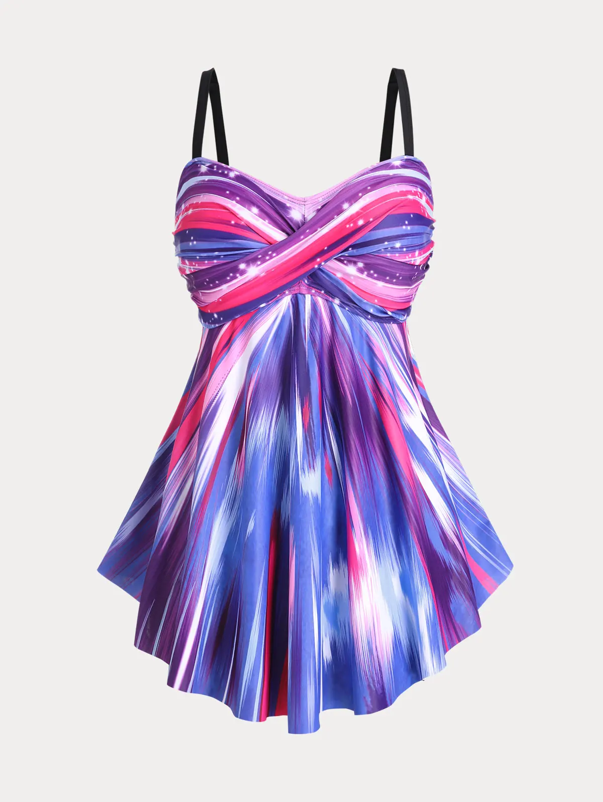 Womens Two-Piece Swimsuits Bathing SuitsHalter Swimdress With Bodayshort Tankini Set
Womens Two-Piece Swimsuits Bathing SuitsHalter Swimdress With Bodayshort Tankini Set
