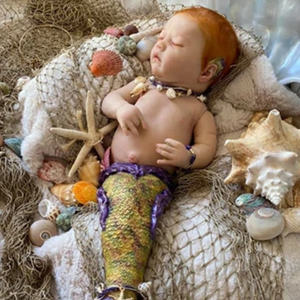 Кукла реборн, 25 дюймов, в комплекте, Rhynn Merbaby, Реалистичная, на весь рост, мягкая на ощупь, свежий цвет, необработанная кукла, игрушки «сделай сам» 
Кукла реборн, 25 дюймов, в комплекте, Rhynn Merbaby, Реалистичная, на весь рост, мягкая на ощупь, свежий цвет, необработанная кукла, игрушки «сделай сам»