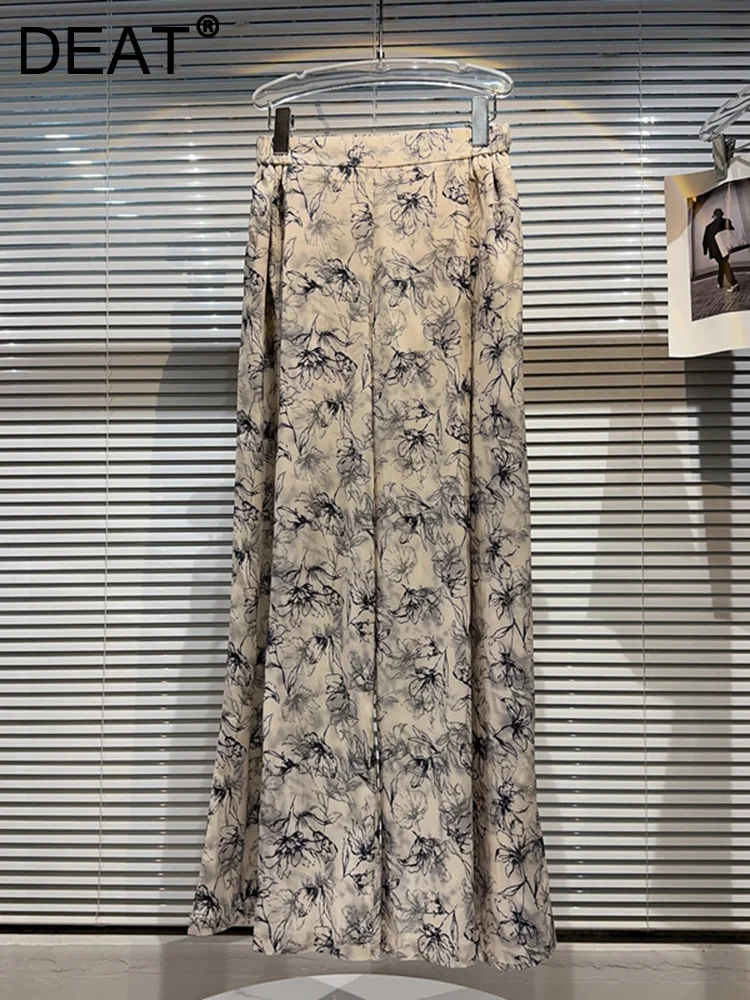 Fashion Print Vintage Designer Causal Trousers Women's Loose High Waist Wide Leg Pants Female 2023 Summer New 11XX3130
Fashion Print Vintage Designer Causal Trousers Women's Loose High Waist Wide Leg Pants Female 2023 Summer New 11XX3130