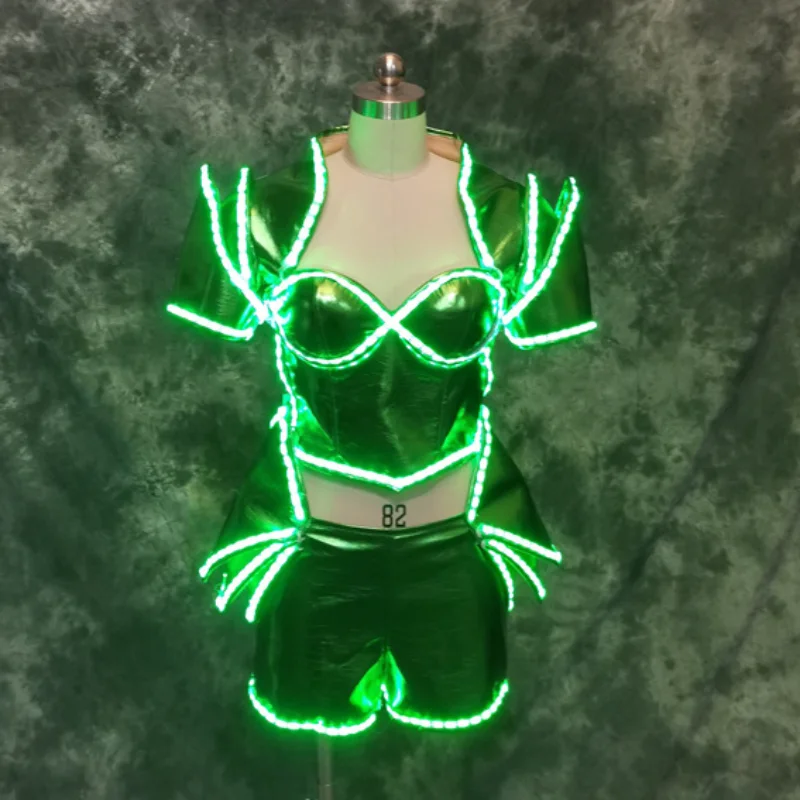 Светодиодный женский костюм для Хэллоуина, ночного клуба, косплея, аксессуары для танцев ГОГО, одежда для выступлений, цирковые шорты для шоу
Светодиодный женский костюм для Хэллоуина, ночного клуба, косплея, аксессуары для танцев ГОГО, одежда для выступлений, цирковые шорты для шоу