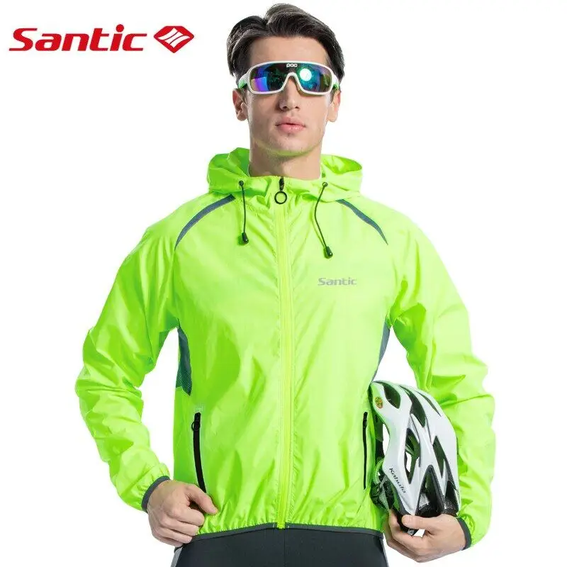 Santic Men's Cycling Windbreaker Reflective Cycling Skin Coat Windproof Small Waterproof Bicycle Long Jersey K7M6034V 
Santic Men's Cycling Windbreaker Reflective Cycling Skin Coat Windproof Small Waterproof Bicycle Long Jersey K7M6034V