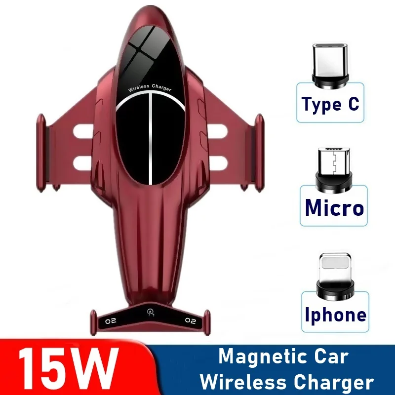 15W Magnetic Car Wireless Charger For Iphone XS XR 11 12 13 Pro Max Fast Induction Charger in Car-Charger For Xiaomi Samsung
15W Magnetic Car Wireless Charger For Iphone XS XR 11 12 13 Pro Max Fast Induction Charger in Car-Charger For Xiaomi Samsung