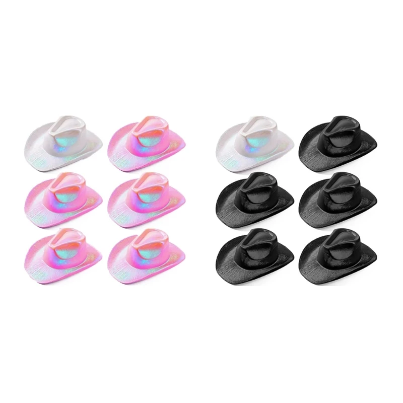New style 6-Pack Space Cowgirl Hats with Iridescent Surface Wedding Cowboy Hat for Party
New style 6-Pack Space Cowgirl Hats with Iridescent Surface Wedding Cowboy Hat for Party