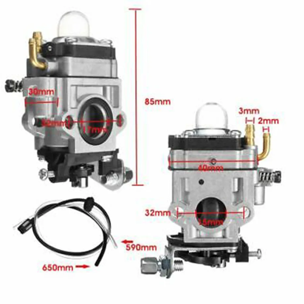 1 Pcs Carburetor Kit 1*carburettor Set 40-52cc 8.3*7.5*3cm Black Lawn Mower Parts Silver And Brand New Durable
1 Pcs Carburetor Kit 1*carburettor Set 40-52cc 8.3*7.5*3cm Black Lawn Mower Parts Silver And Brand New Durable