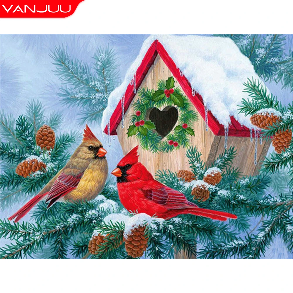 Diamond Mosaic 5D Bird Full Drill Animal Love House Diamond Embroidery Art Handicraft Home Decor
Diamond Mosaic 5D Bird Full Drill Animal Love House Diamond Embroidery Art Handicraft Home Decor