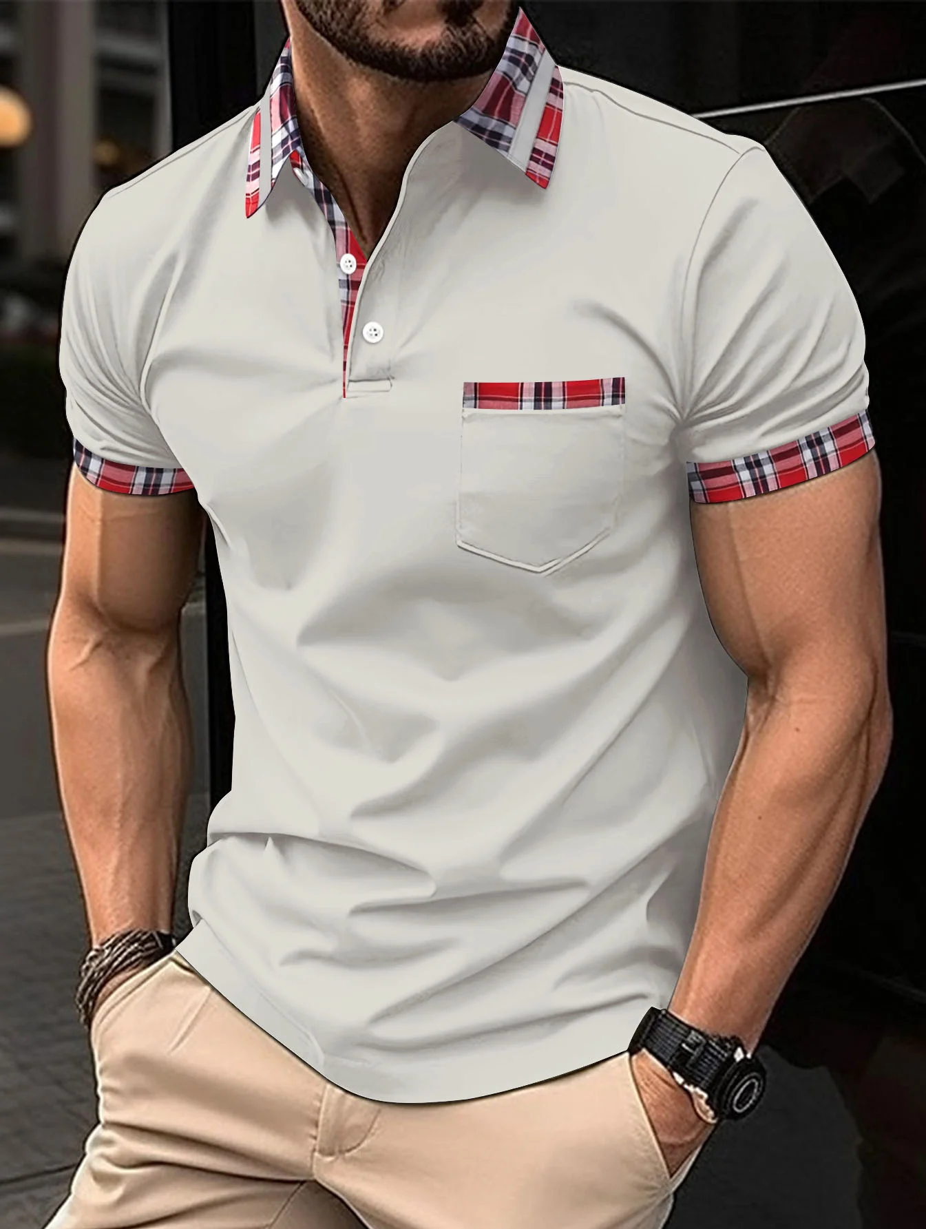 2023 Summer Traveling Men's Casual Short-Sleeved Polo Shirt Chest Zipper Pocket T-Shirt Men's Breathable Polo Shirt Men's Clothi
2023 Summer Traveling Men's Casual Short-Sleeved Polo Shirt Chest Zipper Pocket T-Shirt Men's Breathable Polo Shirt Men's Clothi