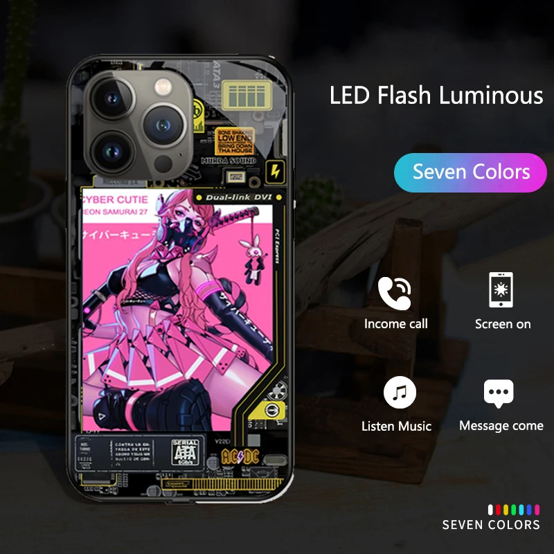 Luminous Glass LED Call Light Flash Up Phone Case For Xiaomi Poco F3 Mi 11 Ultra Mi 11 Lite Mi 11 Pro Mi 11 Smart Control Covers
Luminous Glass LED Call Light Flash Up Phone Case For Xiaomi Poco F3 Mi 11 Ultra Mi 11 Lite Mi 11 Pro Mi 11 Smart Control Covers