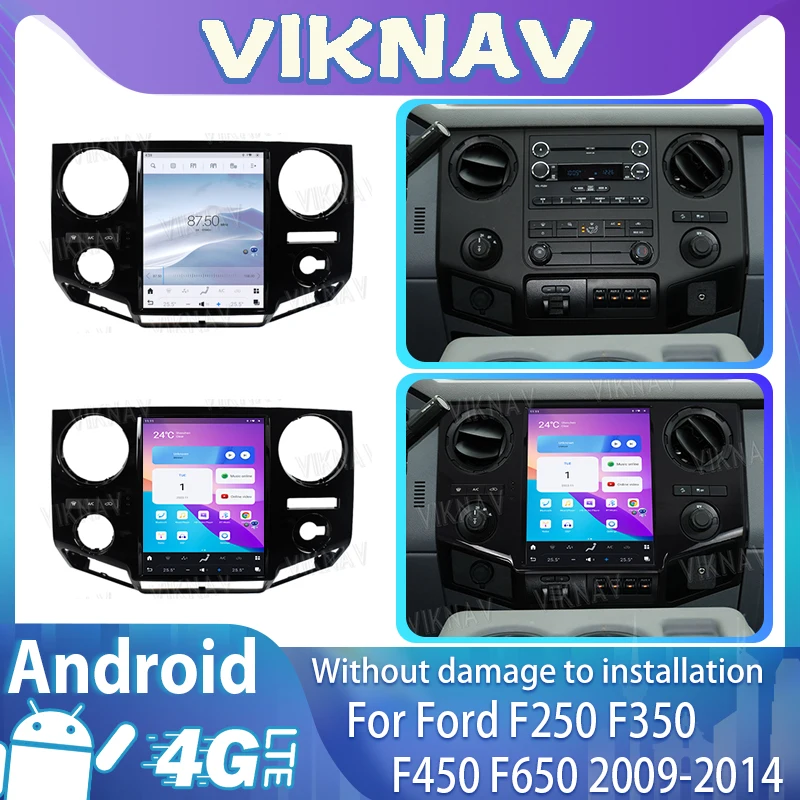 Автомагнитола на Android с сенсорным экраном для Ford F250, F350, F450, F650, 2009-2014, мультимедийный плеер для Carplay, головное устройство с GPS-навигацией
Автомагнитола на Android с сенсорным экраном для Ford F250, F350, F450, F650, 2009-2014, мультимедийный плеер для Carplay, головное устройство с GPS-навигацией