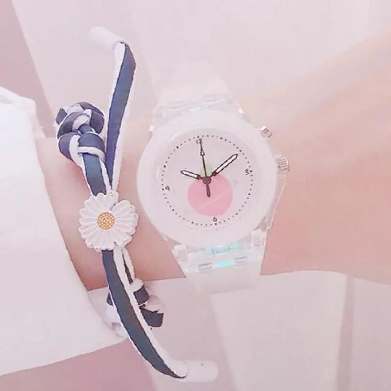 Fashion Luminous Quartz Casual Wrist Watches Rubber Strap for Women Fashionable Clock Waterproof Wristwatch for Kids Gift
Fashion Luminous Quartz Casual Wrist Watches Rubber Strap for Women Fashionable Clock Waterproof Wristwatch for Kids Gift