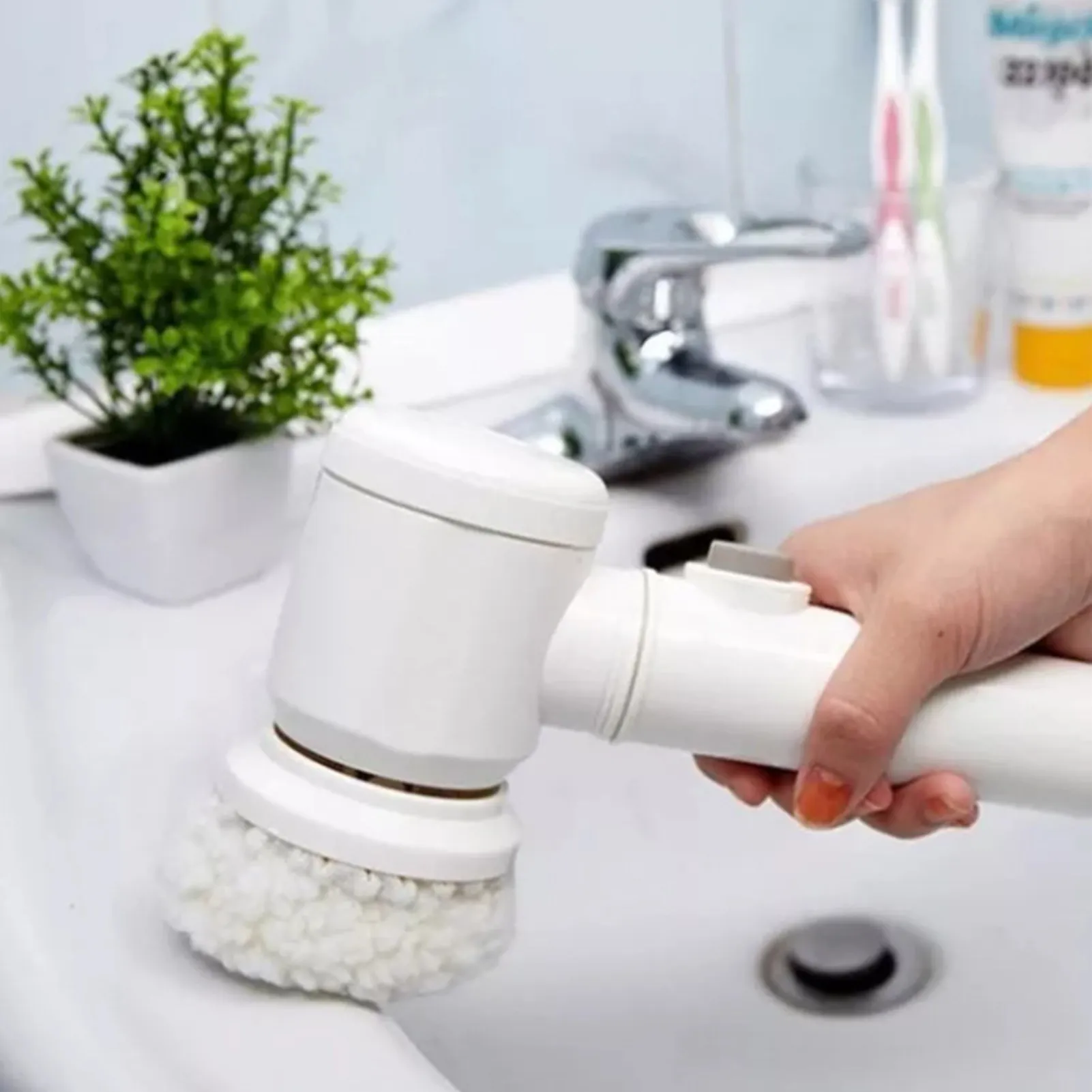 5-in-1 Wireless Electric Cleaning Brush Housework Kitchen Dishwashing Brush Bathtub Tile Professional Cleaning Brush Labor Save
5-in-1 Wireless Electric Cleaning Brush Housework Kitchen Dishwashing Brush Bathtub Tile Professional Cleaning Brush Labor Save