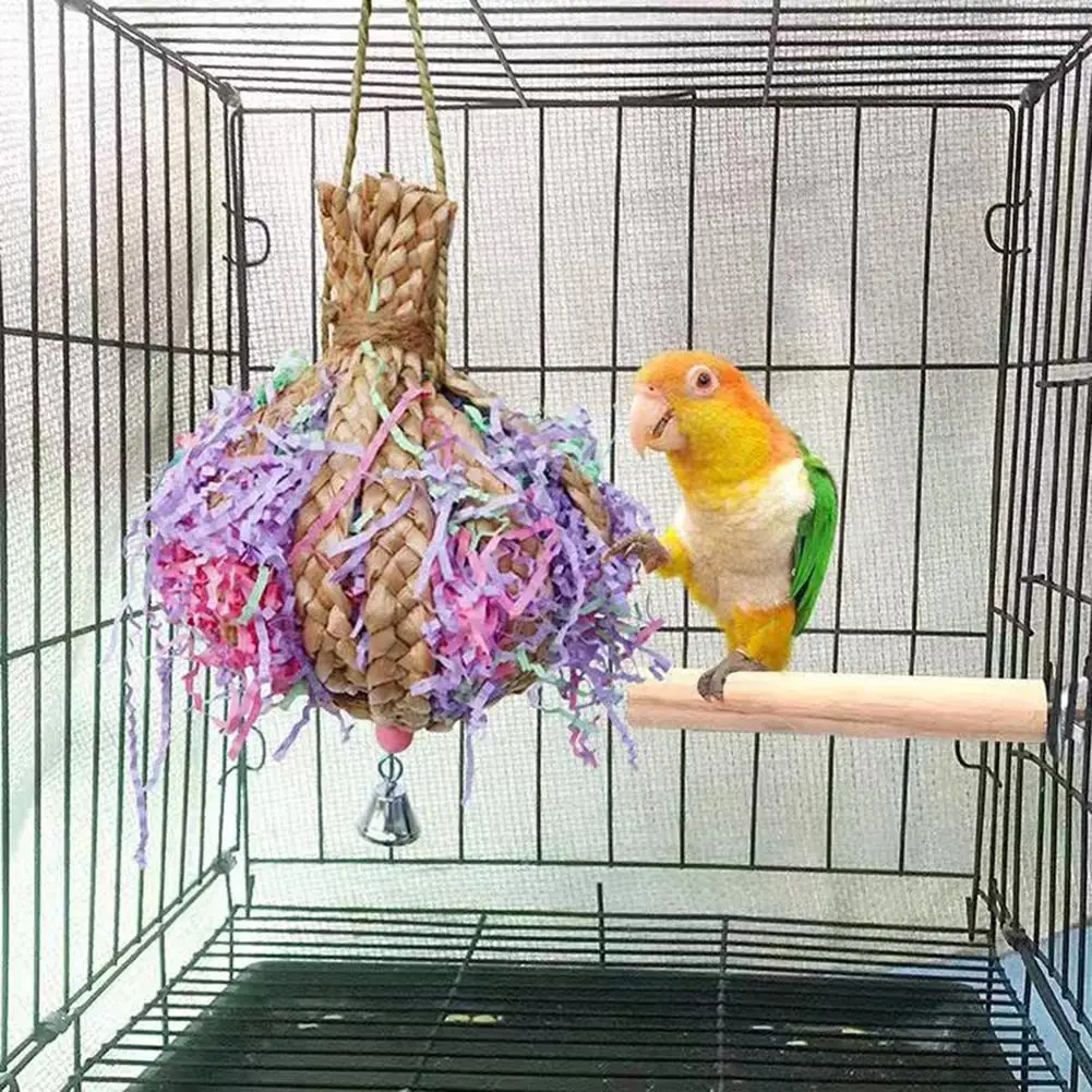 2022New Bird Parrot Grass Ball Chewing Toy Anti-biting Teeth Cleaning Toy Shredder Doll Bird Accessories Bird Toys Parrot Toys
2022New Bird Parrot Grass Ball Chewing Toy Anti-biting Teeth Cleaning Toy Shredder Doll Bird Accessories Bird Toys Parrot Toys