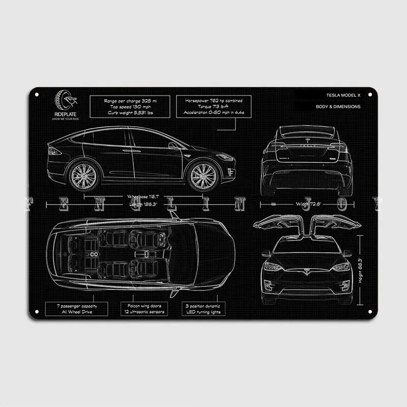 Tesla Model X металлический знак кинотеатр кухня роспись печать плакат жестяной знак плакат
Tesla Model X металлический знак кинотеатр кухня роспись печать плакат жестяной знак плакат
