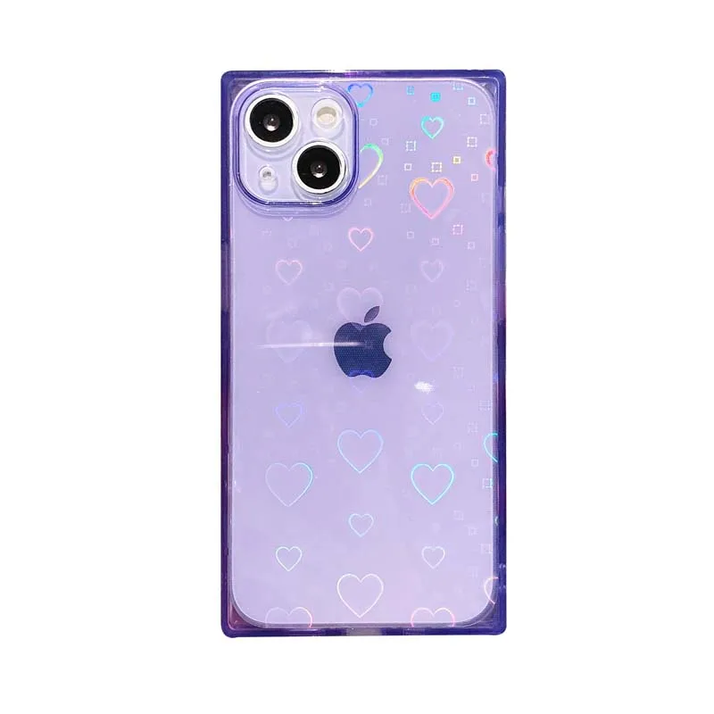 Laser Glitter Phone Case For iphone 12 11 Pro Max XR X 7 8 Plus 13 mini SE2020 Square Clear Soft Silicone Love Heart Back Cover
Laser Glitter Phone Case For iphone 12 11 Pro Max XR X 7 8 Plus 13 mini SE2020 Square Clear Soft Silicone Love Heart Back Cover