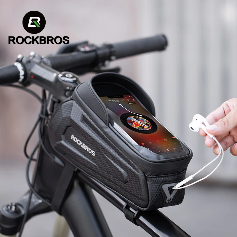 ROCKBROS Hard Shell Bicycle Bag Waterproof Touch Screen Cycling Equipment Bags Top Front Tube Frame MTB Road Bike Accessories
ROCKBROS Hard Shell Bicycle Bag Waterproof Touch Screen Cycling Equipment Bags Top Front Tube Frame MTB Road Bike Accessories