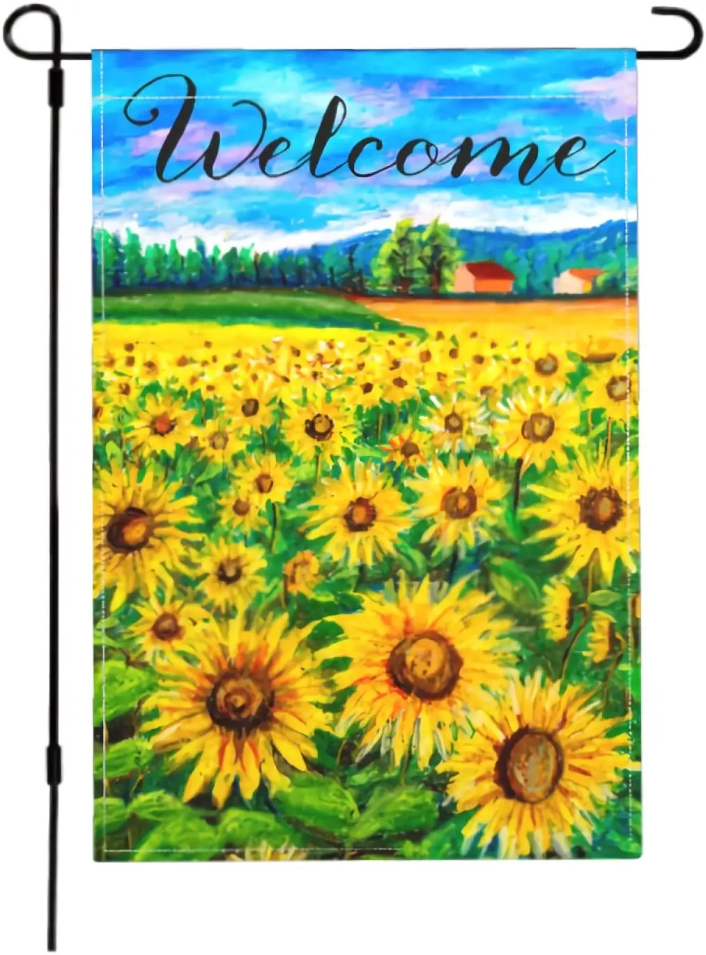 Sunflower Garden Flag Full Bloom Sunflowers Welcome Burlap Garden Flags 12x18 Inch Double Sided Holiday Garden Decor for Outside
Sunflower Garden Flag Full Bloom Sunflowers Welcome Burlap Garden Flags 12x18 Inch Double Sided Holiday Garden Decor for Outside
