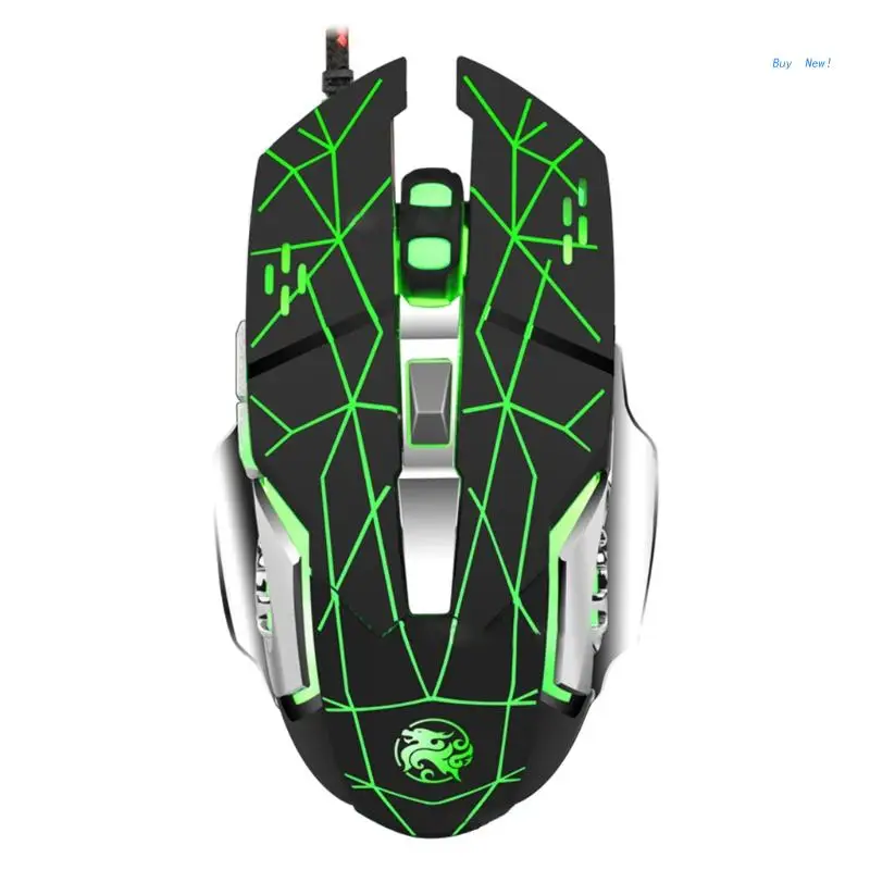 Mechanical Wired Gaming Mouse RGB Backlit 4000DPI Mouse Lightweight USB Mouse
Mechanical Wired Gaming Mouse RGB Backlit 4000DPI Mouse Lightweight USB Mouse
