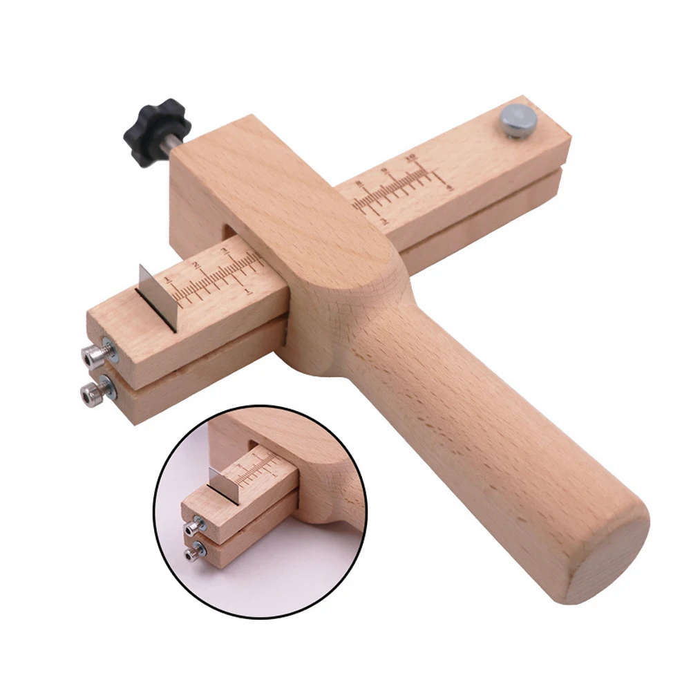 Wooden Handmade Craft Leather Cutting Tools Belt Cutter Pimp Cutter Measure Knife With 5 Blades Tool Set
Wooden Handmade Craft Leather Cutting Tools Belt Cutter Pimp Cutter Measure Knife With 5 Blades Tool Set