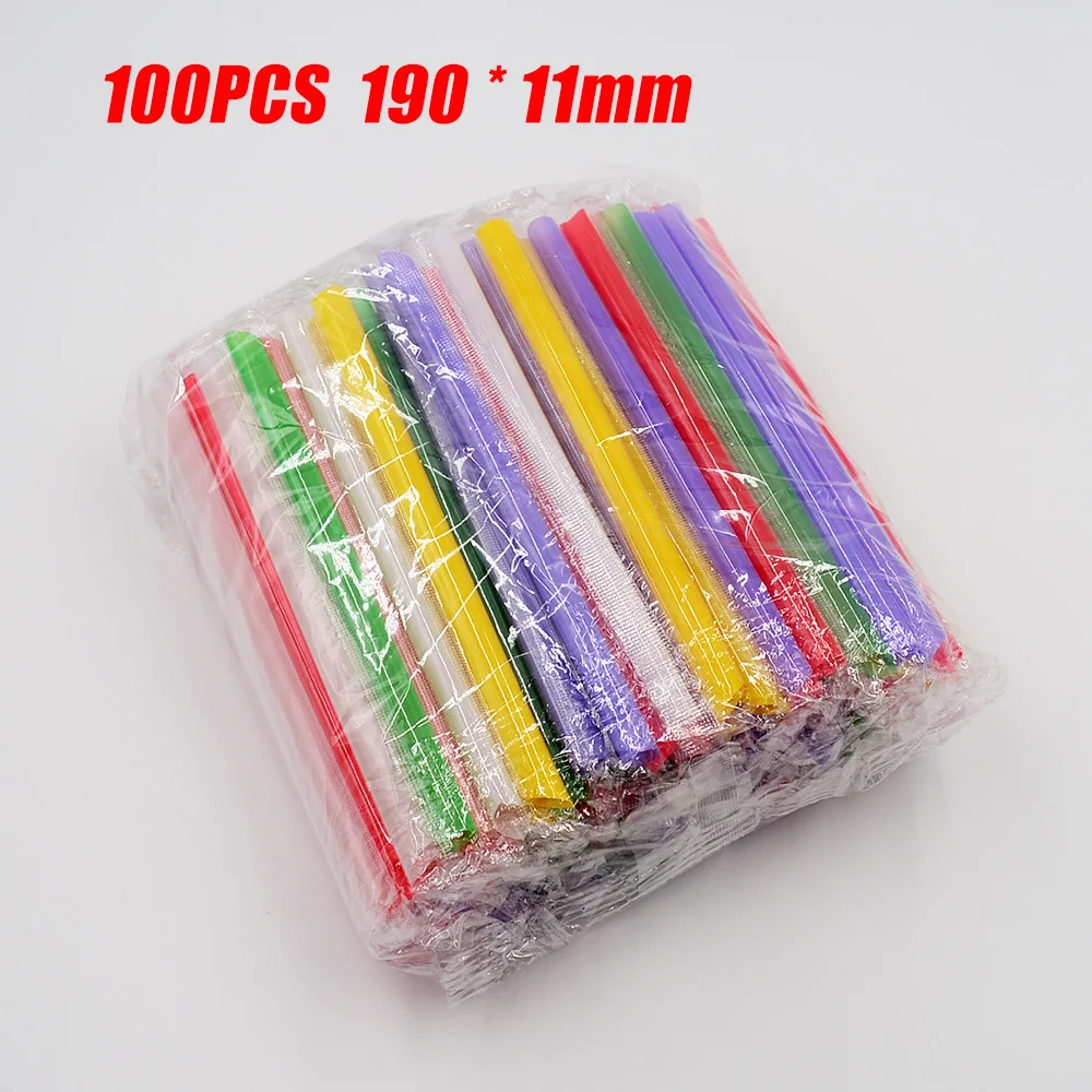 Пластиковые толстые соломинки для коктейлей Szkoy 100 шт.
Пластиковые толстые соломинки для коктейлей Szkoy 100 шт.