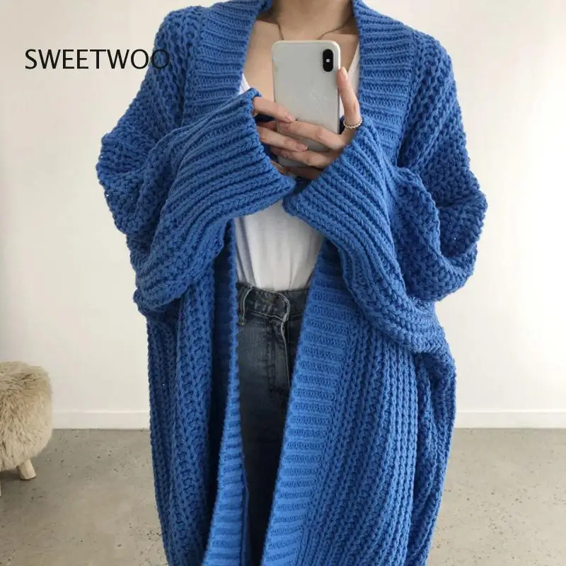 2022 Autumn Winter New Korean Casual Sweater Loose Cardigan Coat for Women Vintage Simple Warm Mid-length Knitted Sweater Female
2022 Autumn Winter New Korean Casual Sweater Loose Cardigan Coat for Women Vintage Simple Warm Mid-length Knitted Sweater Female