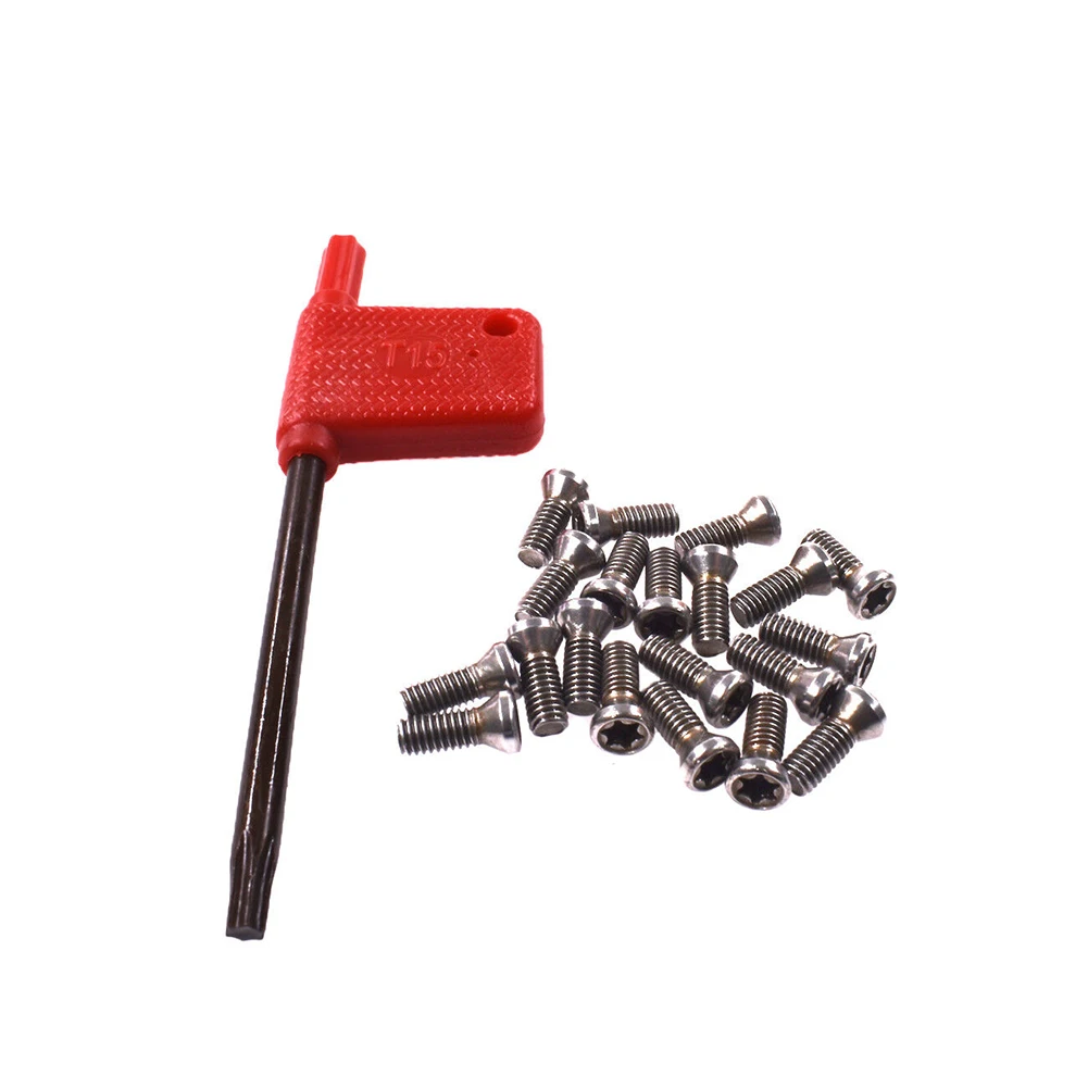 20pcs M3.5x10mm Alloy Steel Torx Screws Kit For Replaces Carbide Insert CNC Lathe Phillips Drive Type Wrench Set Machine Screws
20pcs M3.5x10mm Alloy Steel Torx Screws Kit For Replaces Carbide Insert CNC Lathe Phillips Drive Type Wrench Set Machine Screws