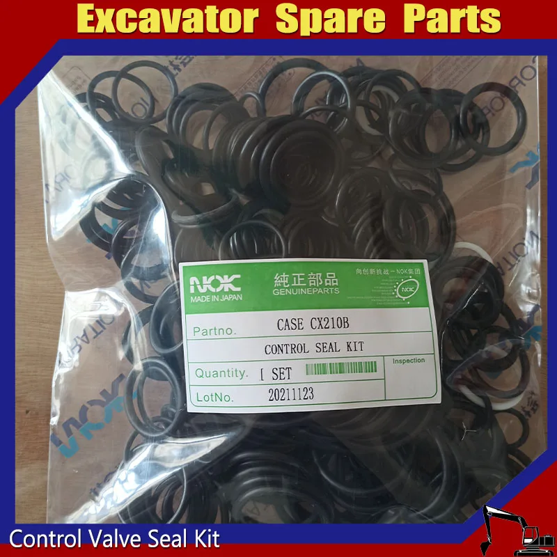 High Quality CX210 CX290 Control Valve Seal Kit for CASE Excavator CX210B CX290B Distributor Valve Repair Kit O-Ring
High Quality CX210 CX290 Control Valve Seal Kit for CASE Excavator CX210B CX290B Distributor Valve Repair Kit O-Ring