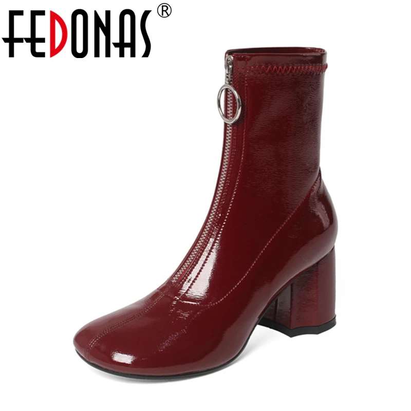 FEDONAS Fashion Punk Woman Ankle Boots Autumn Winter Warm Night Club Party Office Shoes New Motorcycle Elegant Shoes Woman
FEDONAS Fashion Punk Woman Ankle Boots Autumn Winter Warm Night Club Party Office Shoes New Motorcycle Elegant Shoes Woman