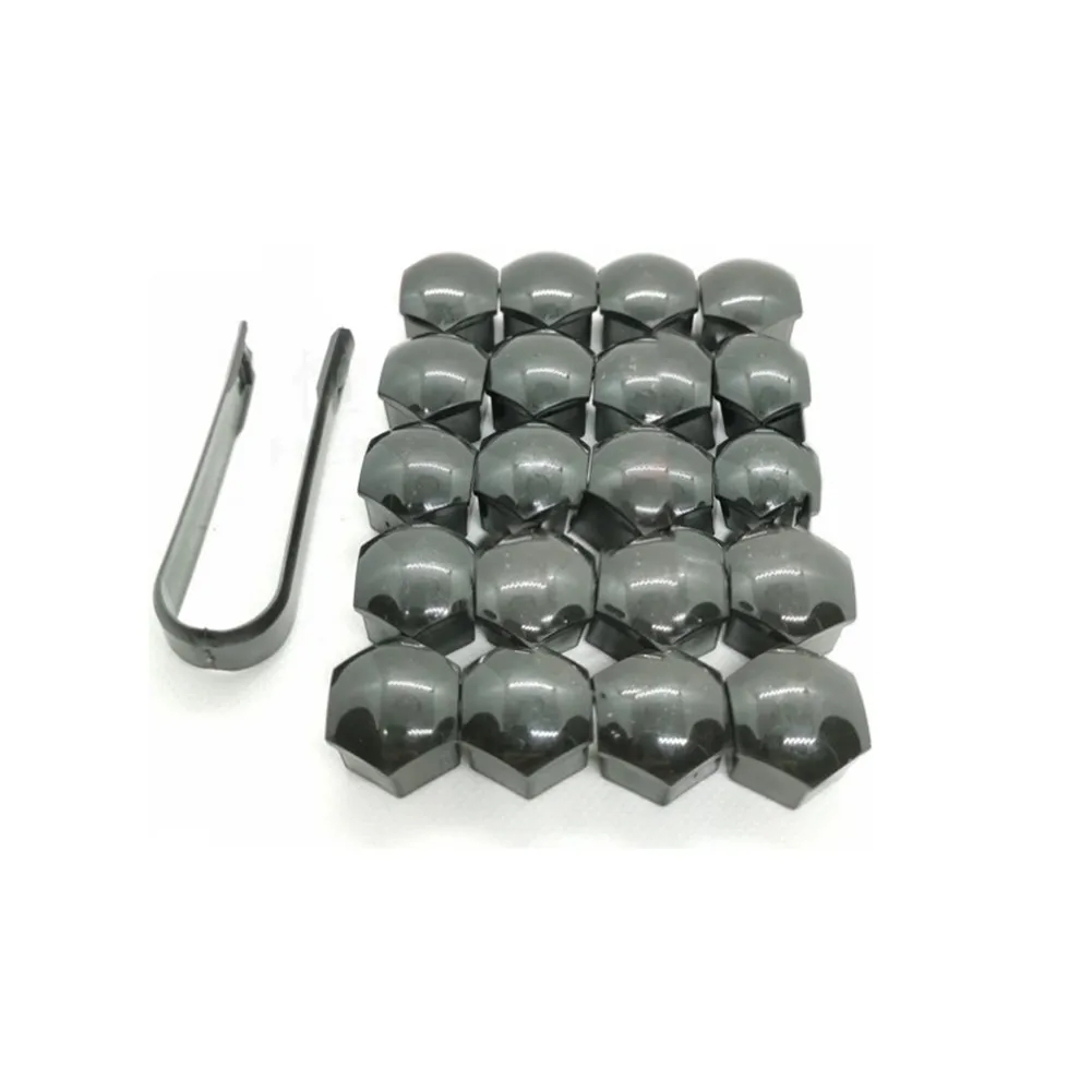 

Protection Car Wheel Nut Lug Side Tire Bolt Tool Universal Decor Dustproof Plastic 17mm WHEEL 20 PCS Anti-Rust