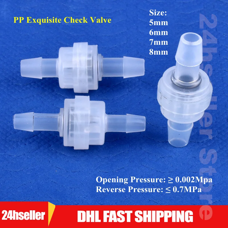 1~200pcs 5/6/7mm Aquarium Tank Water Pipe One-way Valve Gas Air Liquid Fluids Check Valve Irrigation Hose Non-Return Valve
1~200pcs 5/6/7mm Aquarium Tank Water Pipe One-way Valve Gas Air Liquid Fluids Check Valve Irrigation Hose Non-Return Valve
