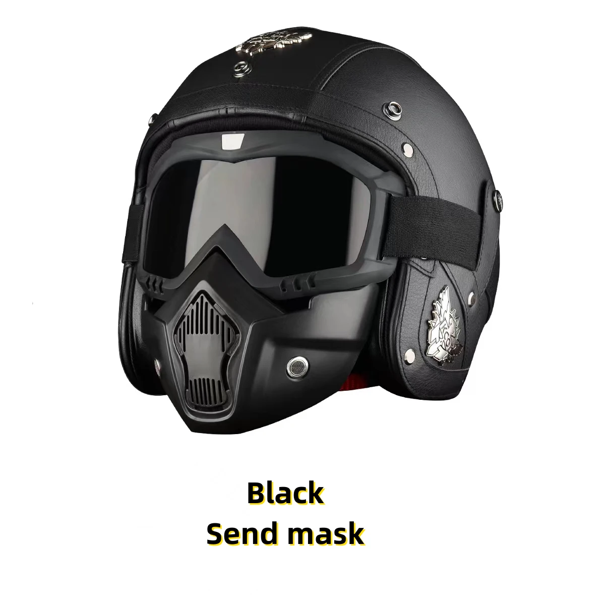 Crown Vintage Motorcycle Safety Men's Helmet Open Mirror 3/4 Locomotive Safety Star Wars Off Road Helmets For Motorcycles Casco
Crown Vintage Motorcycle Safety Men's Helmet Open Mirror 3/4 Locomotive Safety Star Wars Off Road Helmets For Motorcycles Casco