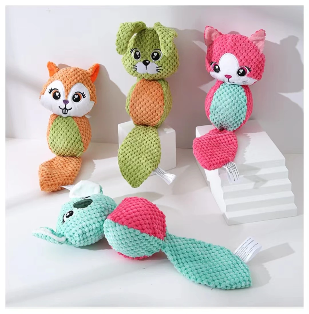 Pet Toys Vocalizable Macrotailed Animal With Embedded BB Device Bite Resistant Can Accompany Cat And Dog Safe Braid Plaything
Pet Toys Vocalizable Macrotailed Animal With Embedded BB Device Bite Resistant Can Accompany Cat And Dog Safe Braid Plaything
