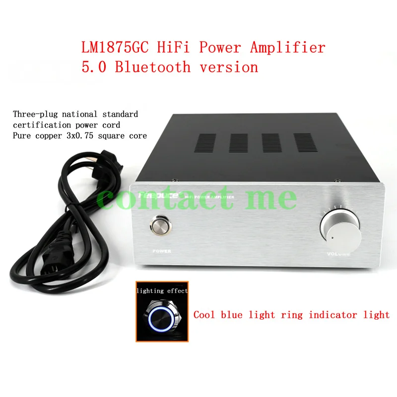 2-канальный Hi-Fi усилитель мощности LM1875GC, версия Bluetooth 5,0, Выходная мощность: 2*30 Вт, сопротивление: 4-8 Ом
2-канальный Hi-Fi усилитель мощности LM1875GC, версия Bluetooth 5,0, Выходная мощность: 2*30 Вт, сопротивление: 4-8 Ом