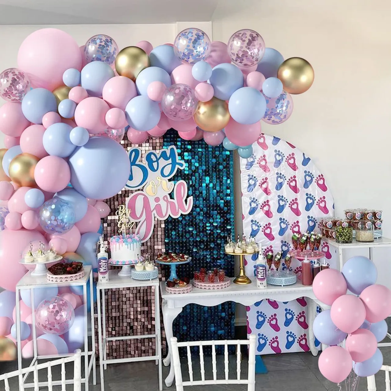 Macaron Blue Pink Balloon Chain Arch Set Cross-border Balloon Package Party Decoration
Macaron Blue Pink Balloon Chain Arch Set Cross-border Balloon Package Party Decoration