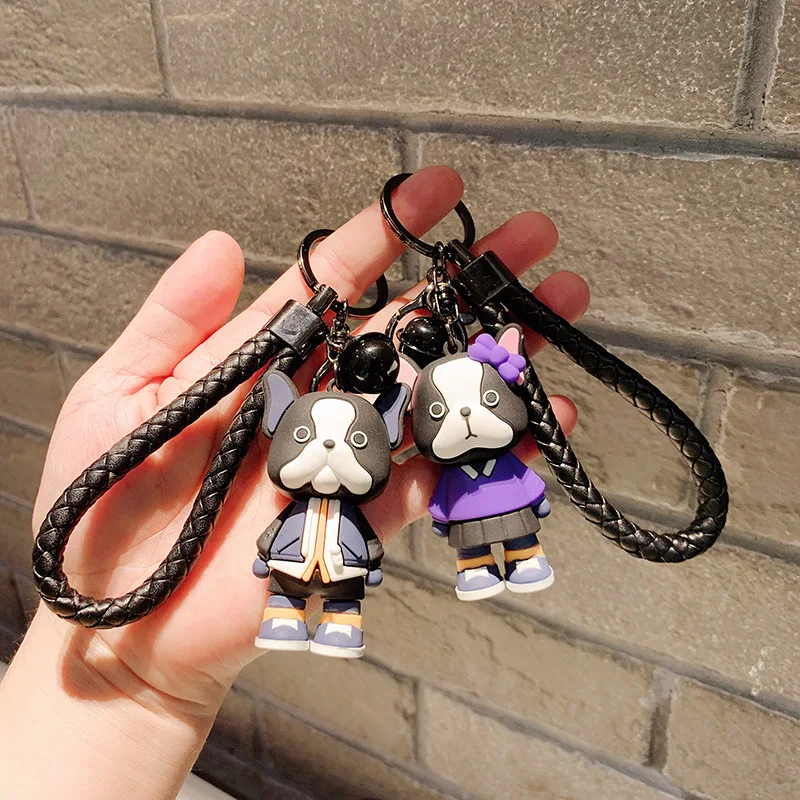 Soft Silicone Cool Bulldog Keychain Creative Cartoon Kawaii Girls Car Schoolbag Couples Pendant New Cute Korea Bag Accessories
Soft Silicone Cool Bulldog Keychain Creative Cartoon Kawaii Girls Car Schoolbag Couples Pendant New Cute Korea Bag Accessories
