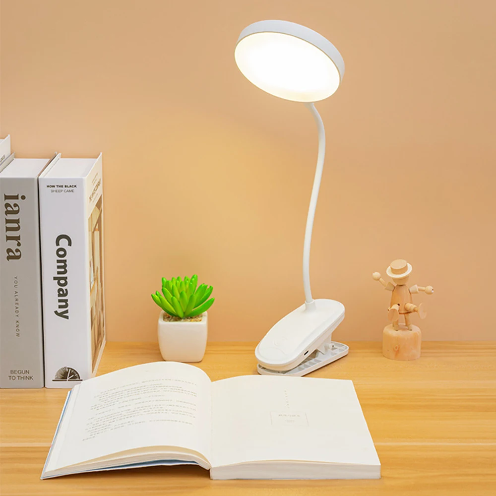 Eye Protection Desk Lamp With Clip Bed Reading Book Night Light USB Rechargeable Table Lamp LED Desk Lamps 3 Modes Dimming
Eye Protection Desk Lamp With Clip Bed Reading Book Night Light USB Rechargeable Table Lamp LED Desk Lamps 3 Modes Dimming