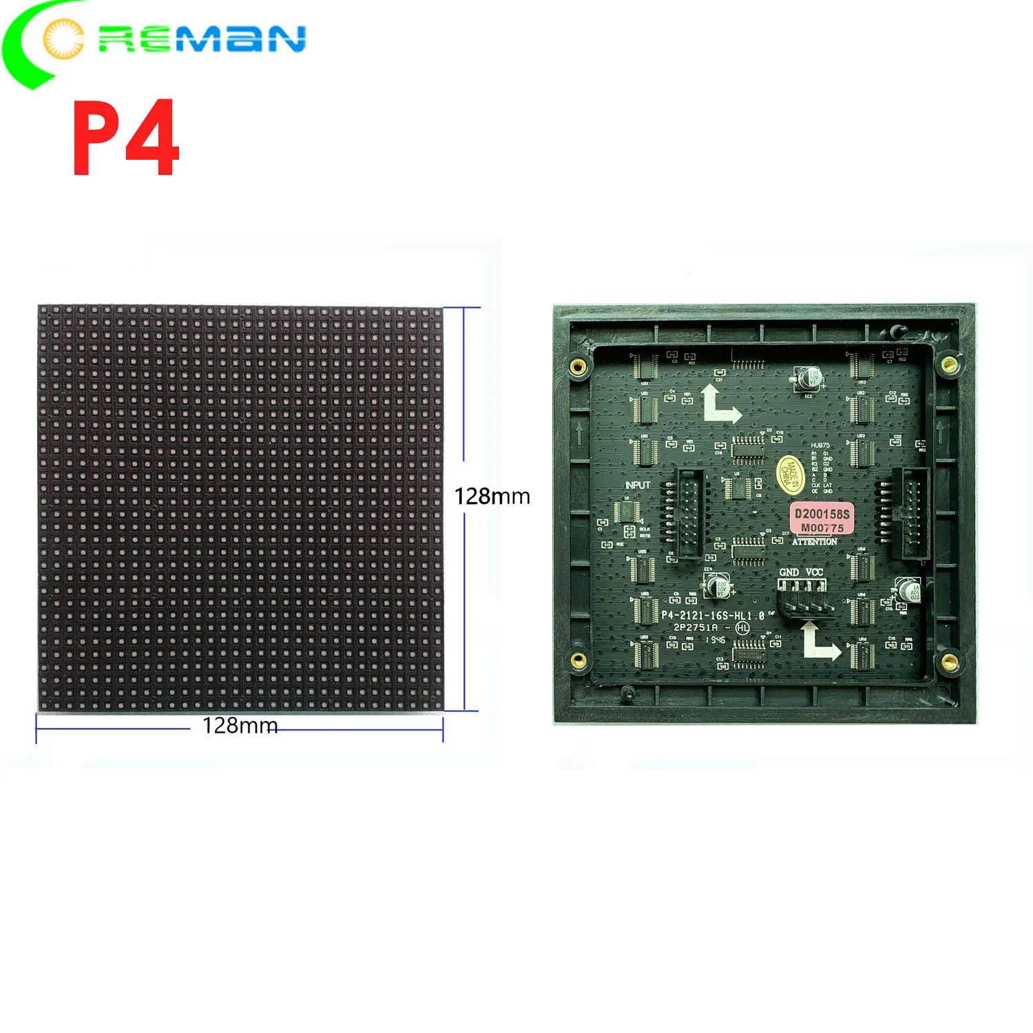 Coreman Aliexpress p4 светодиодный модуль 32x32 внутренний полноцветная светодиодная