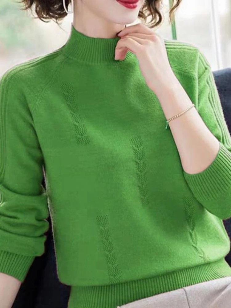 2023 Autumn Winter Pullovers Sweaters New Half High Neck Warm Bottoming Shirt Wool Pullover Tops Women Pull Femme S-3XL
2023 Autumn Winter Pullovers Sweaters New Half High Neck Warm Bottoming Shirt Wool Pullover Tops Women Pull Femme S-3XL