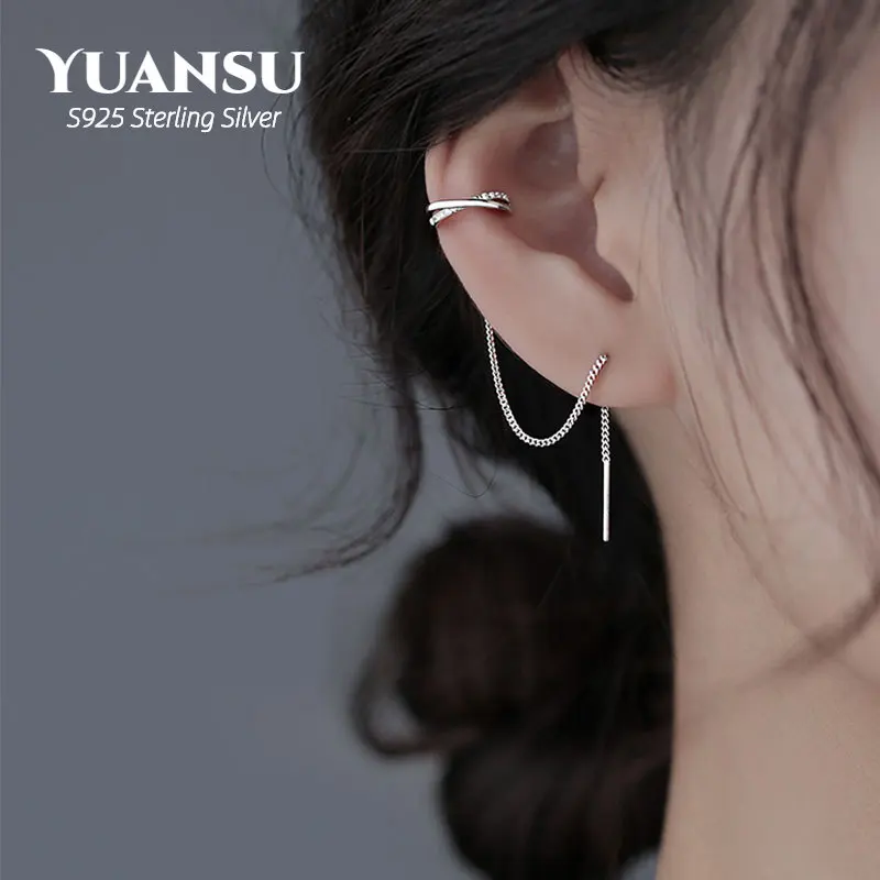 Женские серьги-Клипсы из серебра 925 пробы с холодным ветром 
Женские серьги-Клипсы из серебра 925 пробы с холодным ветром