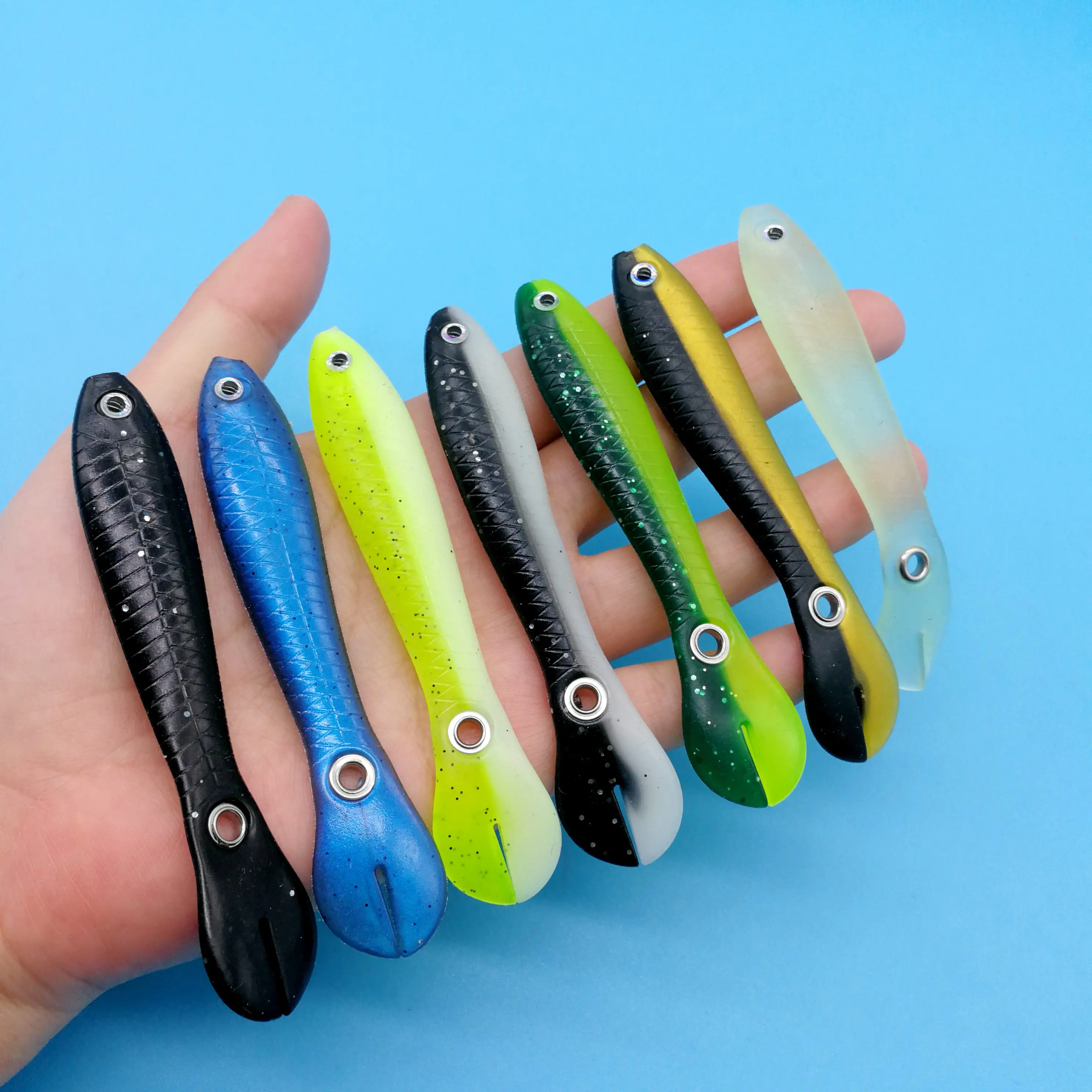 HOOFISH 3pcs Soft Fishing Lure 2g/6g Silicone Artificial Swimming Soft Bait Fishing Crankbaits Lures Fishing Accessories
HOOFISH 3pcs Soft Fishing Lure 2g/6g Silicone Artificial Swimming Soft Bait Fishing Crankbaits Lures Fishing Accessories