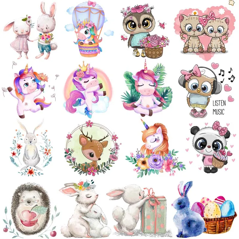 Rainbow Unicorn Iron-on Transfers For Clothes Cartoon Animal Applique Heat Thermal Transfers For Clothing Stickers Iron On Patch
Rainbow Unicorn Iron-on Transfers For Clothes Cartoon Animal Applique Heat Thermal Transfers For Clothing Stickers Iron On Patch