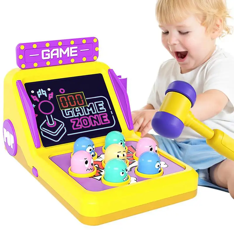 Arcade Game Toys For 3 Year Old And Up Whack Game Mole Mini Electronic Interactive Hammering Pounding Toys For Toddler
Arcade Game Toys For 3 Year Old And Up Whack Game Mole Mini Electronic Interactive Hammering Pounding Toys For Toddler
