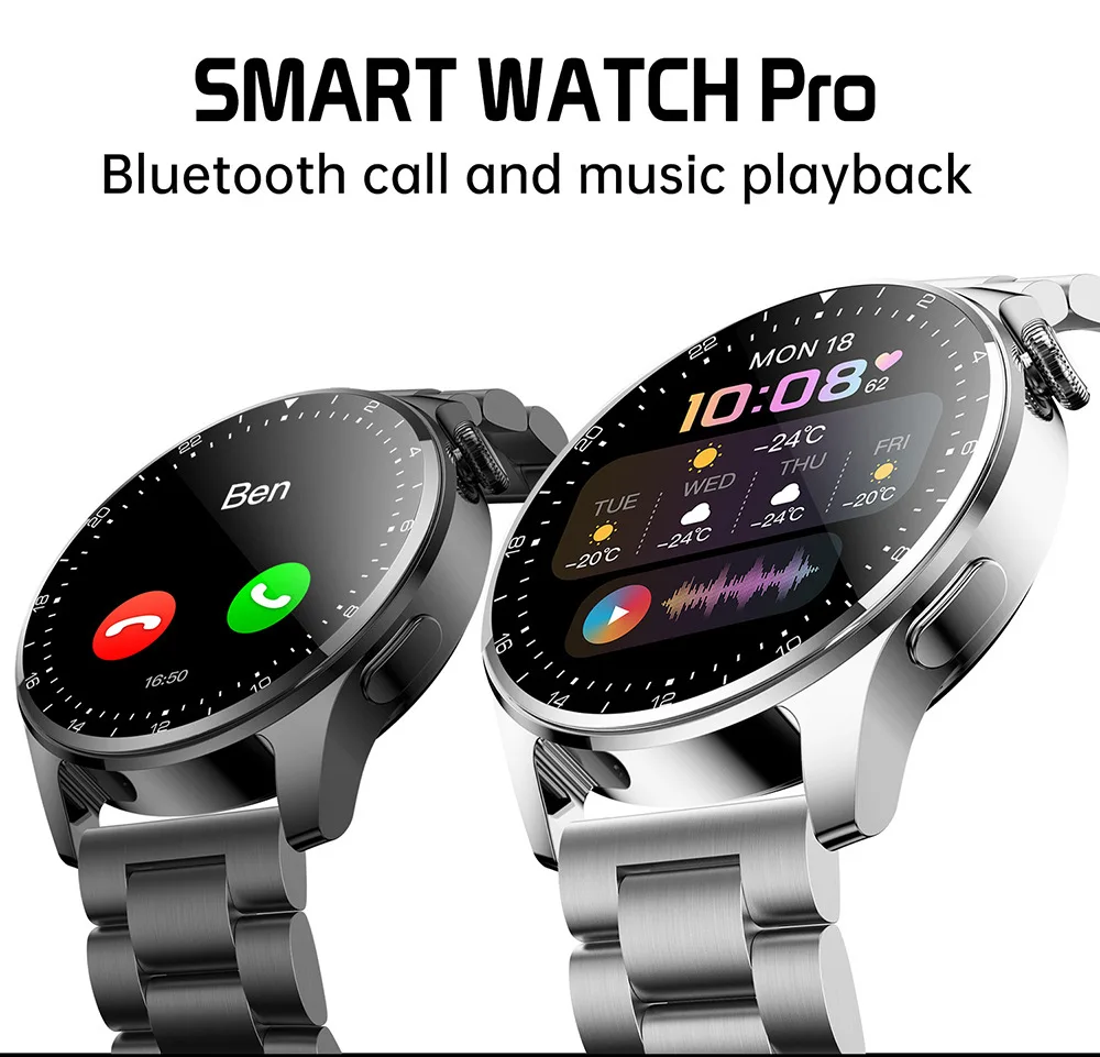 HD Full Touch Smart Watch Men Sport Fitness Tracker Waterproof Weather Display Bluetooth Call Smartwatch For Android IOS
HD Full Touch Smart Watch Men Sport Fitness Tracker Waterproof Weather Display Bluetooth Call Smartwatch For Android IOS