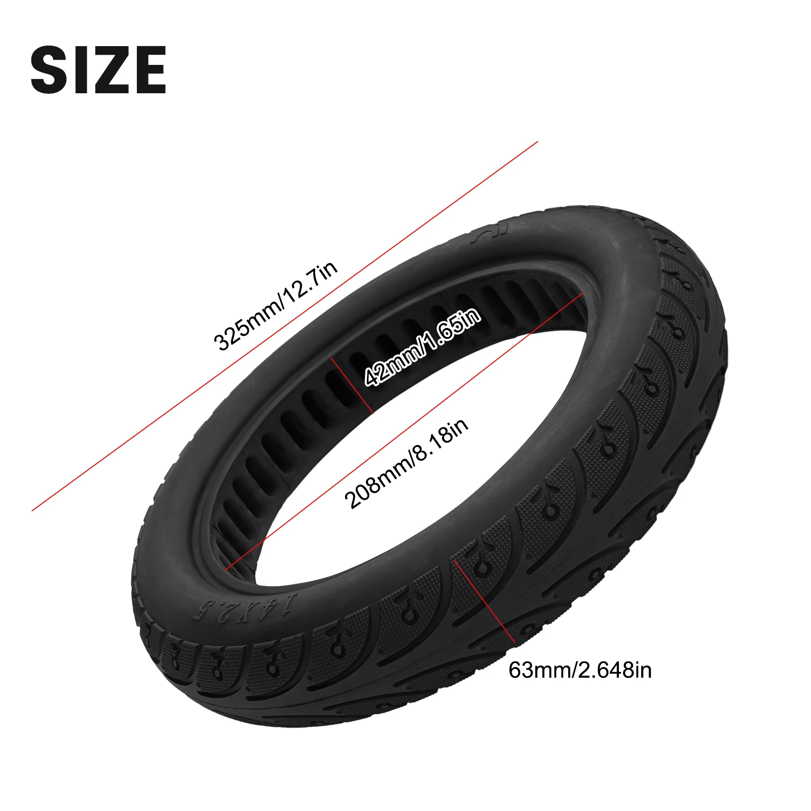 14 Inch Solid Tyre Black E-scooter 2.50-10 Tire Accessories Electric Bike Electric Scooter Replacement Rubber Spare Parts
14 Inch Solid Tyre Black E-scooter 2.50-10 Tire Accessories Electric Bike Electric Scooter Replacement Rubber Spare Parts