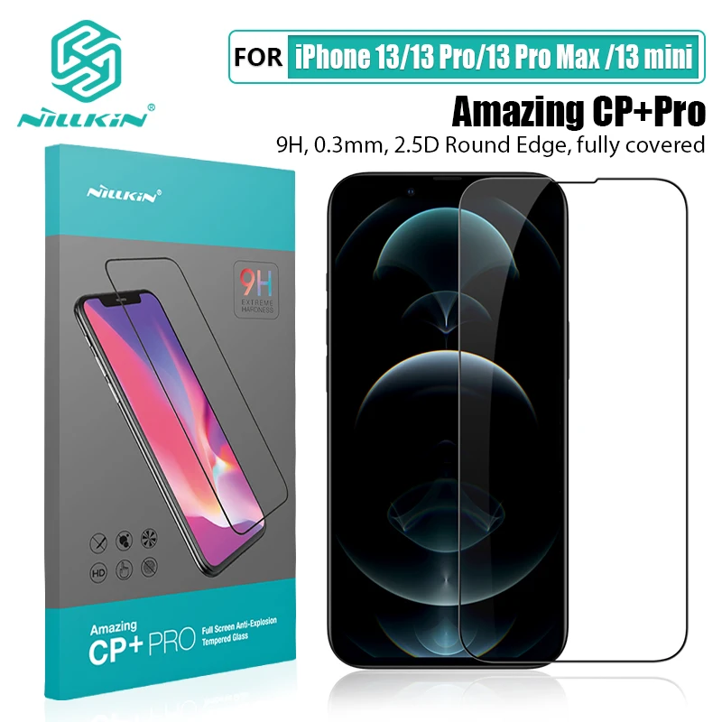 NILLKIN For iPhone 13 Pro Max Screen Protector CP+Pro / H+Pro / H 9H Hard Tempered Glass For iPhone 13 Pro Max iPhone13 mini
NILLKIN For iPhone 13 Pro Max Screen Protector CP+Pro / H+Pro / H 9H Hard Tempered Glass For iPhone 13 Pro Max iPhone13 mini