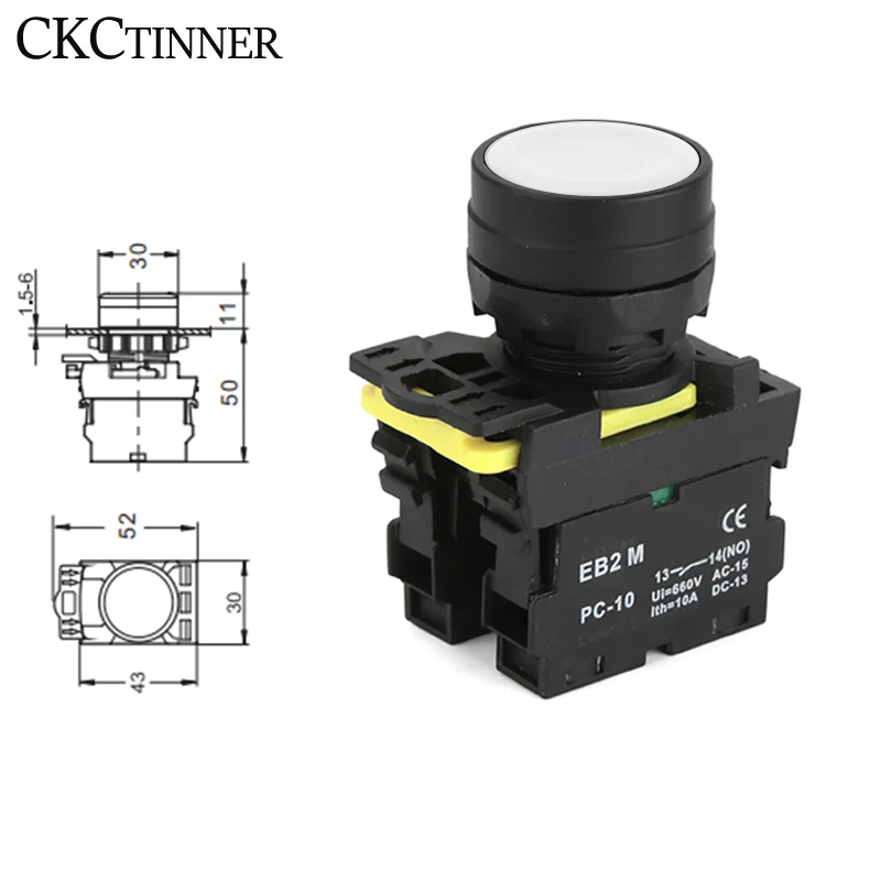 EB2M-C-10 круглый переключатель питания, плоский кнопочный переключатель 22 мм, водонепроницаемый кнопочный переключатель 10 А, самосброс, самоблокировка NO/NC 660V
EB2M-C-10 круглый переключатель питания, плоский кнопочный переключатель 22 мм, водонепроницаемый кнопочный переключатель 10 А, самосброс, самоблокировка NO/NC 660V